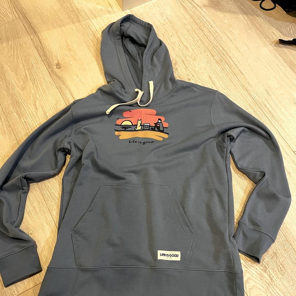 Life Is Good Men’s Hoodie Size L